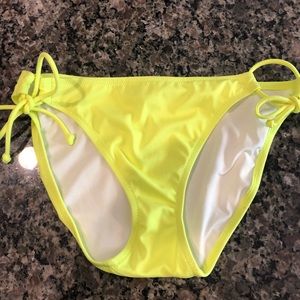 Neon Yellow Victoria’s Secret swim bottoms